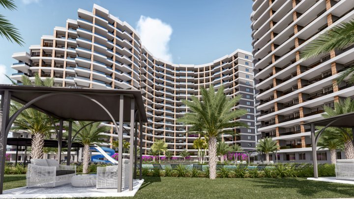 Sea View Apartments with 1, 2, 3 Bedrooms for Sale in Erdemli, Mersin