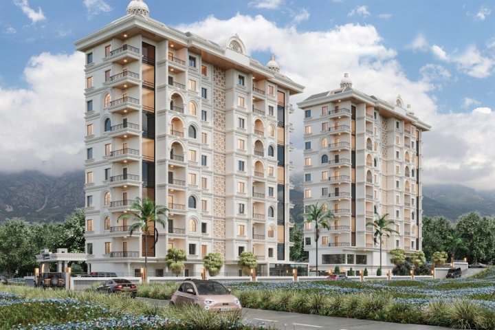 Możliwość inwestycyjna: apartamenty 1, 2, 3 pokojowe w Mahmutlar, Alanya z siłownią