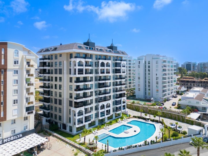 برای فروش: آپارتمان‌های ۲ و ۱ خوابه با استخر در آواسالار، آلانیا