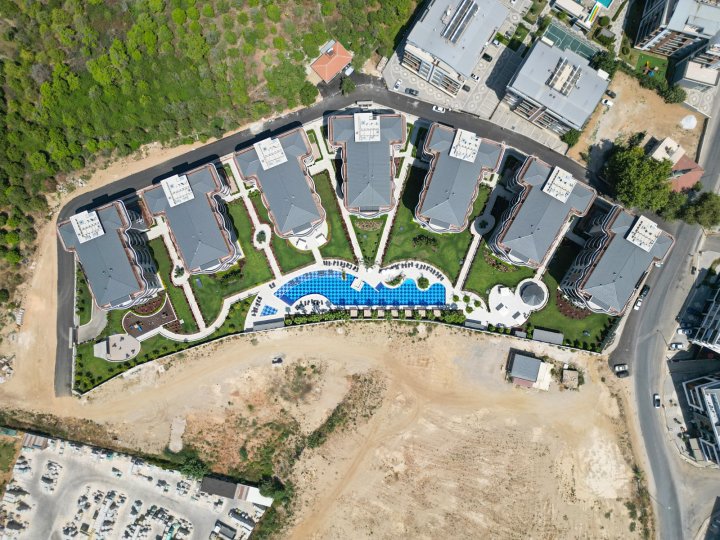Apartments in Alanya Oba mit Zugang zum Pool und 1, 2, 4 Schlafzimmern zu verkaufen