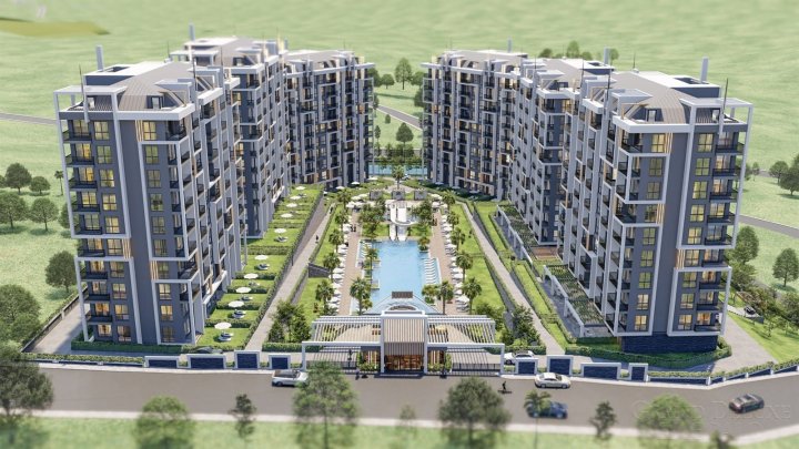 آپارتمان‌های آلانیا آوسالار با استخر برای فروش