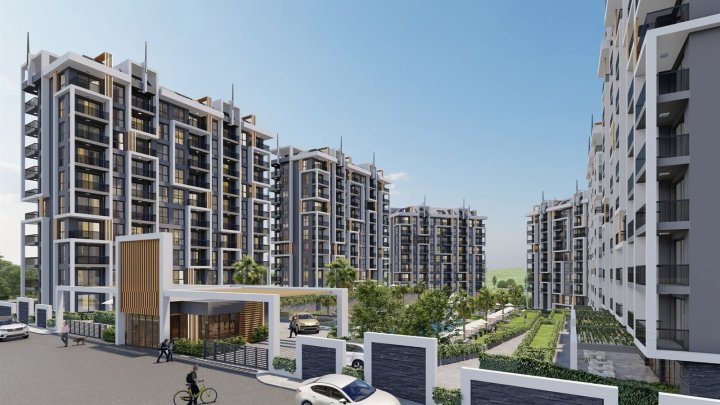 آپارتمان‌های آلانیا آوسالار با استخر برای فروش