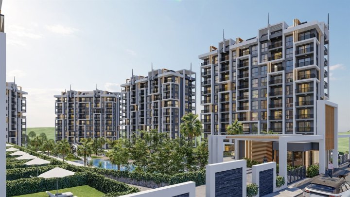 آپارتمان‌های آلانیا آوسالار با استخر برای فروش