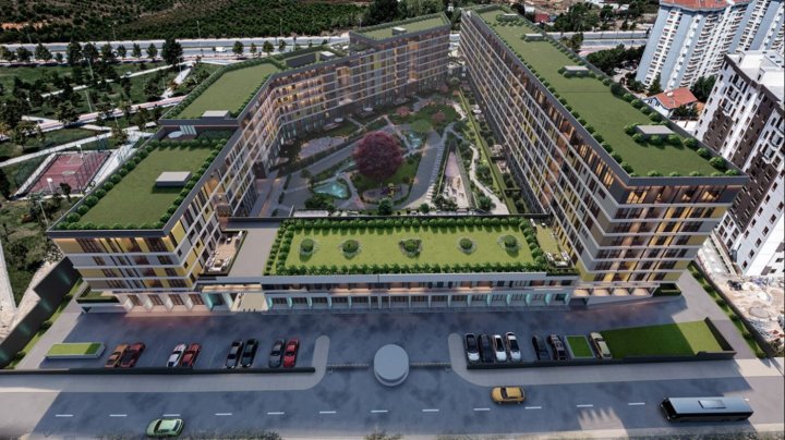Istanbul Pendik Apartments with City View and Indoor Parking for Sale