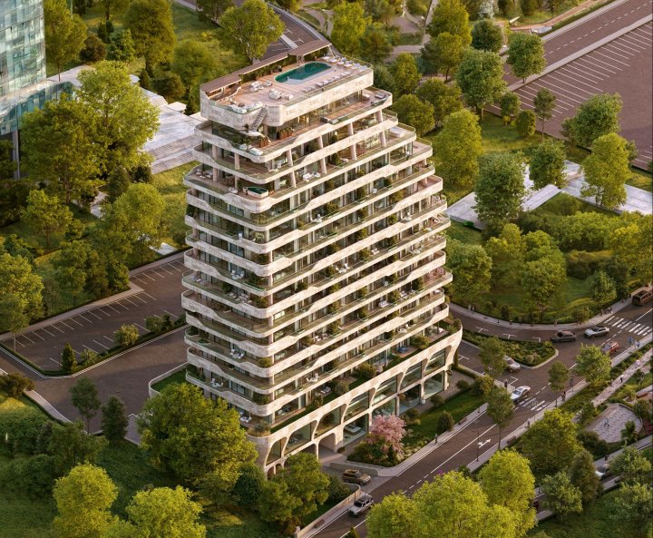 Till salu: Besiktas 3-rumslägenhet med turkiskt bad och stadsgyn