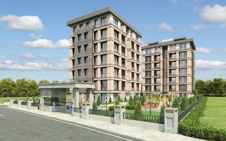 Esenyurt-lejlighed med indendørs parkering, 4 soveværelser til salg