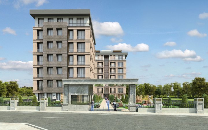 Esenyurt-lejlighed med indendørs parkering, 4 soveværelser til salg