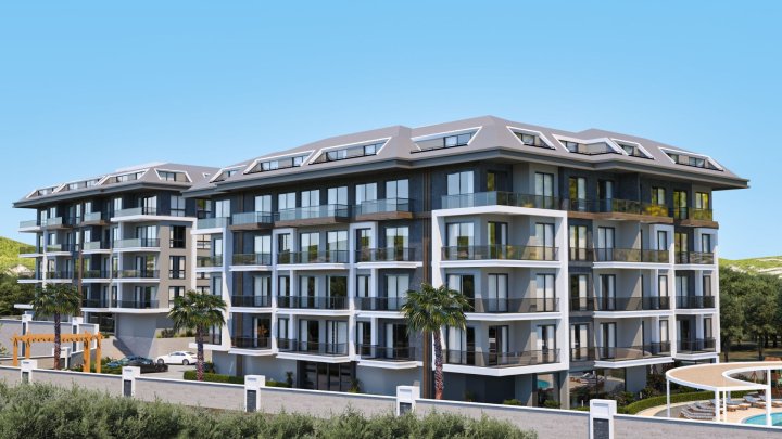 Inwestuj w Oba w Alanii: Apartamenty z 1, 2, 3 Sypialniami z Basenem i Siłownią