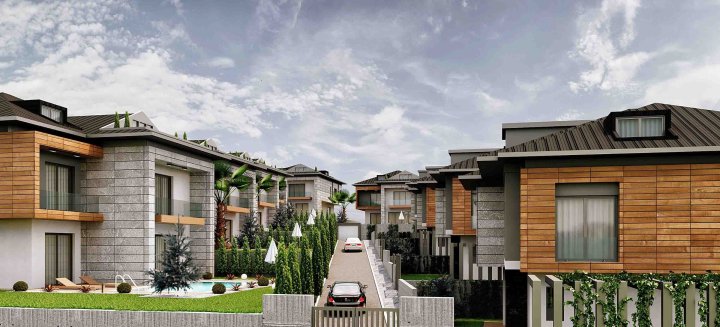 Эксклюзивная 8-спальная вилла, предлагающая гражданство и бассейн в Бейликдюзю, Стамбул