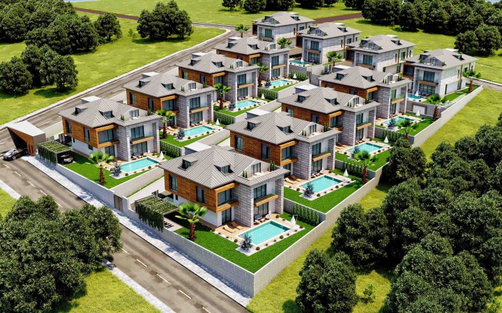 Эксклюзивная 8-спальная вилла, предлагающая гражданство и бассейн в Бейликдюзю, Стамбул