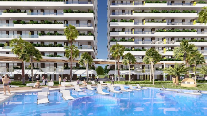 Apartments for Sale in Long Beach, Iskele - 1 to 4 Bedrooms