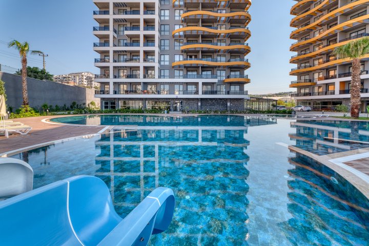 Appartement à vendre à Avsallar, Alanya : 1-2 chambres avec accès à la piscine