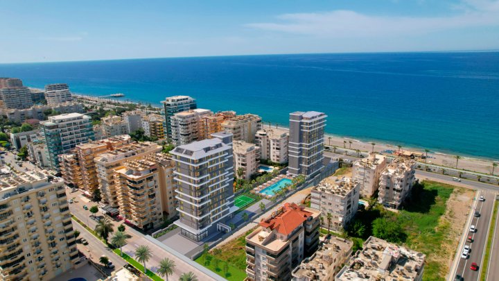 Sprzedam Apartamenty 1, 2 i 4 Pokojowe w Antalya Alanya Mahmutlar, Tuż przy Morzu