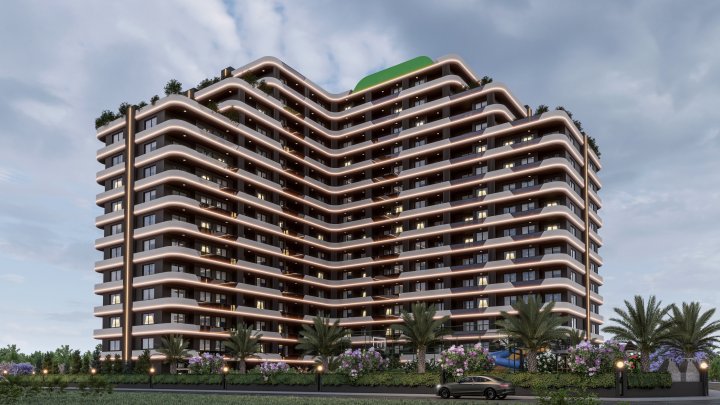 Apartmani Mersin Erdemli Arpacbahsis na prodaju: 1 � 2 spavaće sobe, 400m od plaže