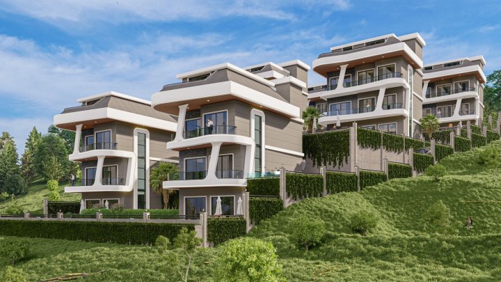Alanya Kargıcak'da Satılık 4+1 Havuzlu Villa