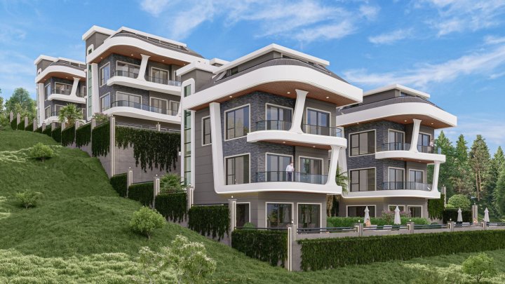 Alanya Kargıcak'da Satılık 4+1 Havuzlu Villa