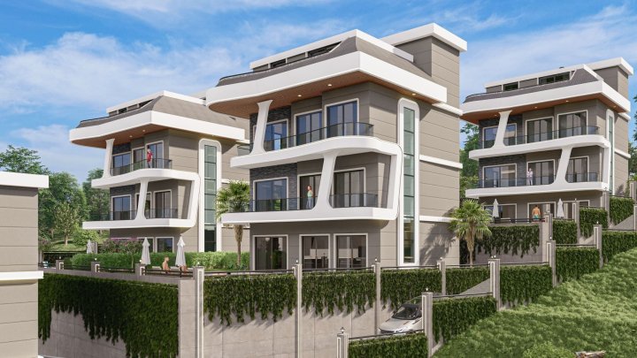 Alanya Kargıcak'da Satılık 4+1 Havuzlu Villa