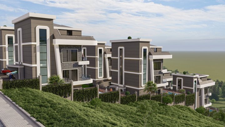 Alanya Kargıcak'da Satılık 4+1 Havuzlu Villa