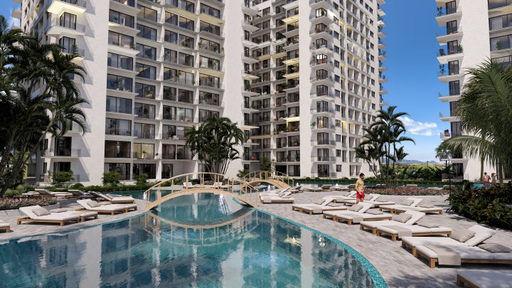 Lovely Sea View Apartments in Popular Iskele, Cyprus