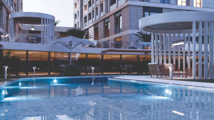 Istanbul Esenyurt-lejligheder med fitnesscenter og pool til salg: 2 og 3 soveværelser