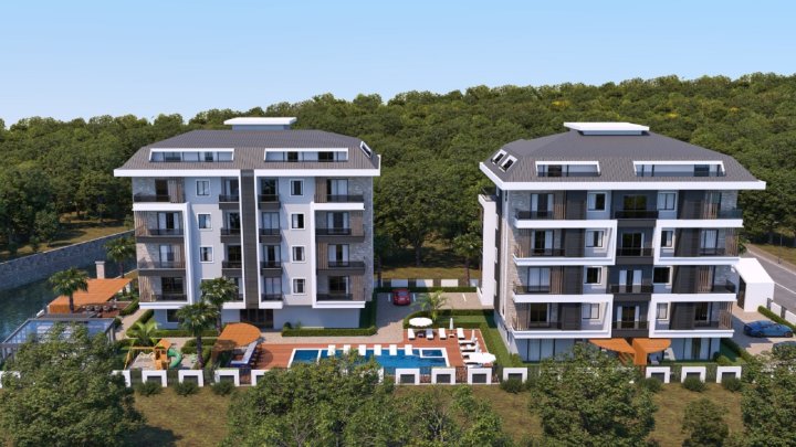 Kestel Alanya 1-3 Sypialni Apartamenty na Sprzedaż, Blisko Plaży i Basenu