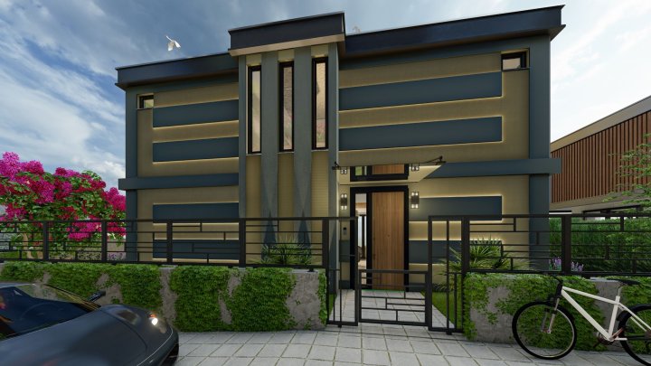 Satılık Özel Havuzlu, Muhteşem Deniz Manzaralı Lüks 4+1 Villa Alanya Tepe'de