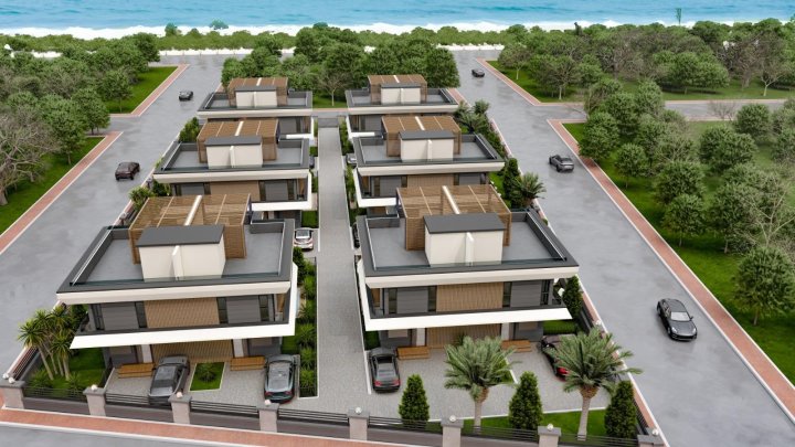 Mersin Erdemli Villa til salg: 3 soveværelser, privat pool, havudsigt