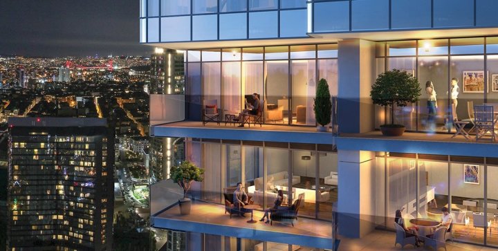 À vendre : appartements de 1 à 2 chambres à Istanbul Sisli avec vue sur la mer et citoyenneté