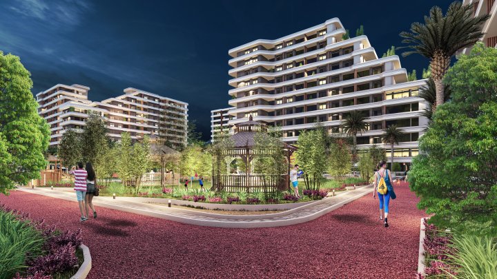 En venta: apartamentos con vista al mar en Erdemli Mersin, 1-2 dormitorios con piscina