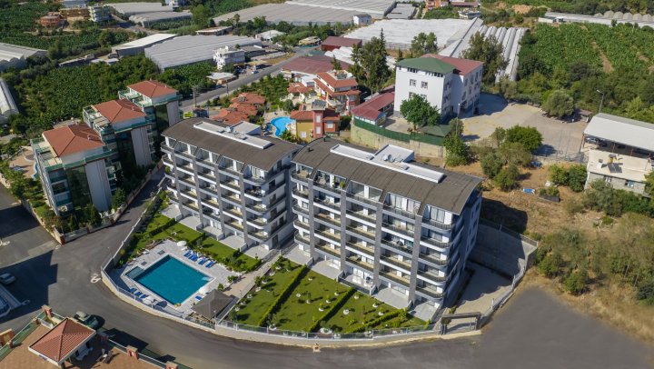 Alanya Kargicak Appartementen te Koop met Zwembaden, Zeezicht en 1-3 Slaapkamers