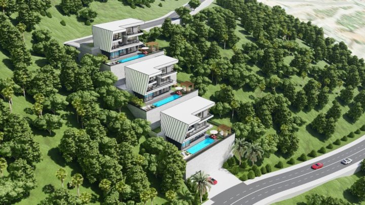 Satılık: Alanya Tepe'de Lüks 4+1 Villa