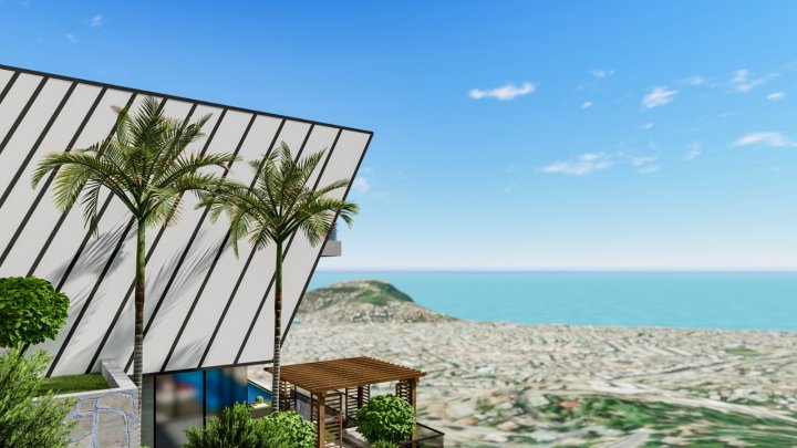 Satılık: Alanya Tepe'de Lüks 4+1 Villa