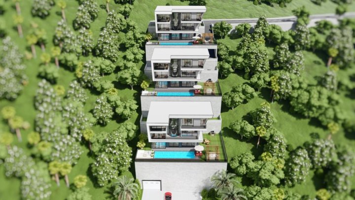 Satılık: Alanya Tepe'de Lüks 4+1 Villa