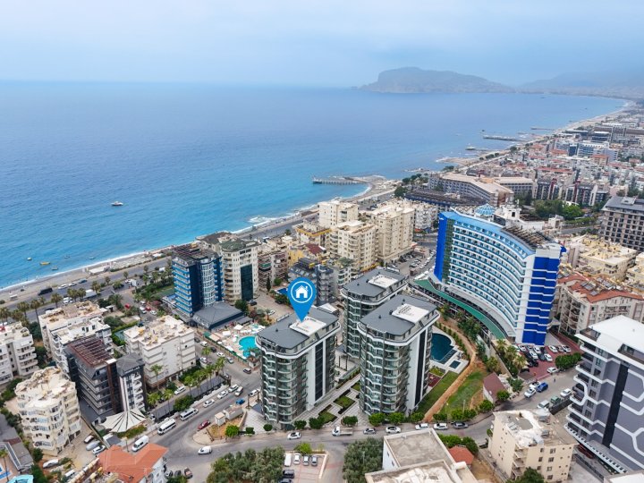 Alanya Tosmurda Havuzlu Lüks Satılık 1+1 ve 2+1 Daireler 