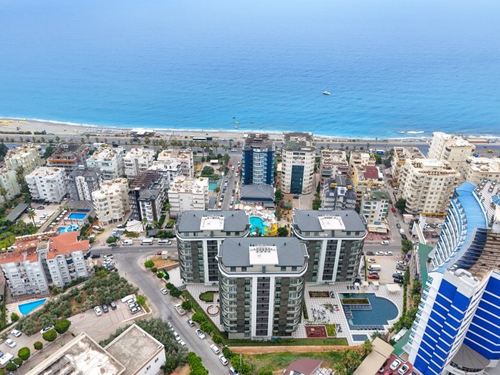 Alanya Tosmurda Havuzlu Lüks Satılık 1+1 ve 2+1 Daireler 