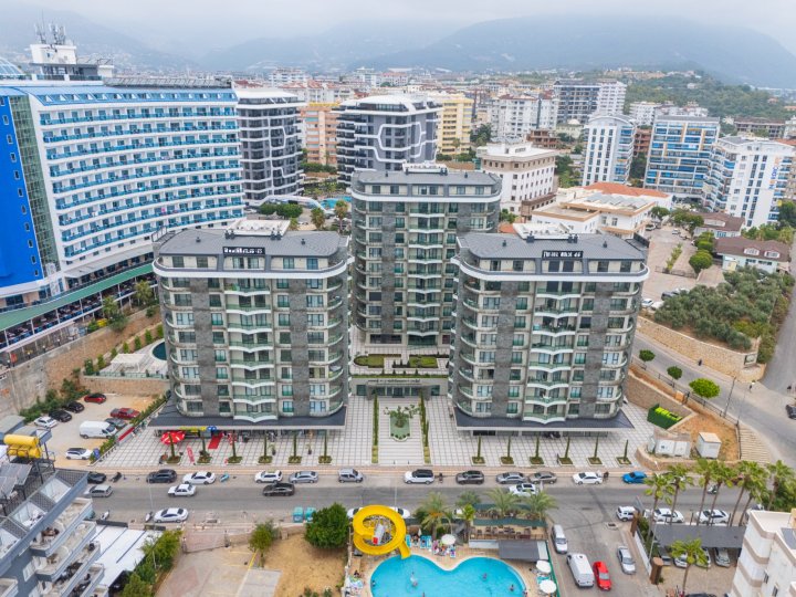 Alanya Tosmurda Havuzlu Lüks Satılık 1+1 ve 2+1 Daireler 