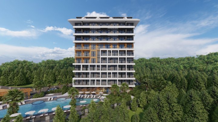 Alanya Tosmur'da, Plaja Yakın 1+1 ve 3+1 Daireler