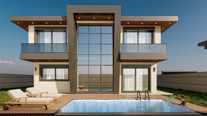 Antalya Serik'te golf kulübüne yakın geniş villalar