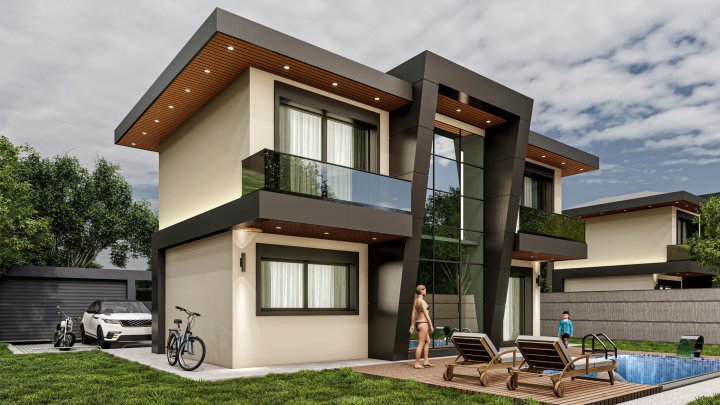 Antalya Serik'te golf kulübüne yakın geniş villalar