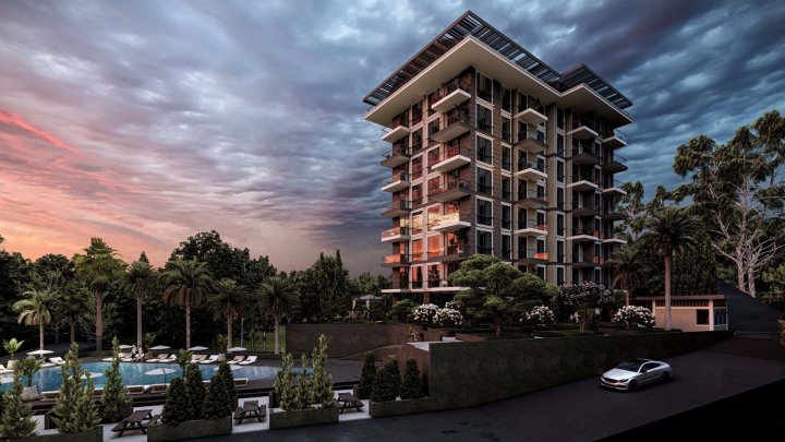 Na sprzedaż: Apartamenty Alanya Demirtaş z basenem i 1, 2, 4 sypialniami