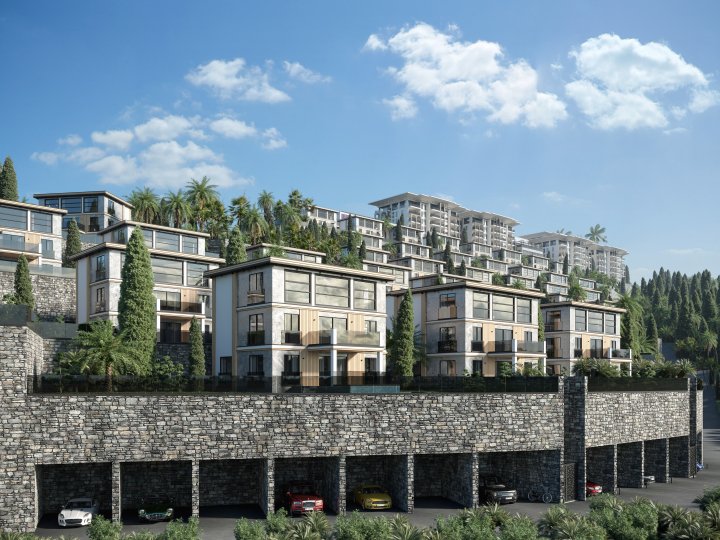 Deniz Manzaralı Lüks 1+1,2+1,3+1 ve 4+1 Daireler ve Villalar Kargıcak, Alanya 