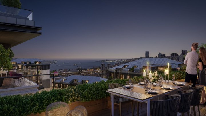 Exceptionella lägenheter belägna i Besiktas, Istanbul