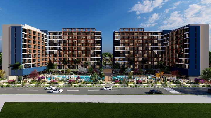 Erdemli, Mersin'de Denize ve Şehre Yakın 0-1 Yatak Odalı Daireler