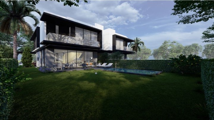Incroyables villas de 6 chambres dans le quartier de Muratpasa
