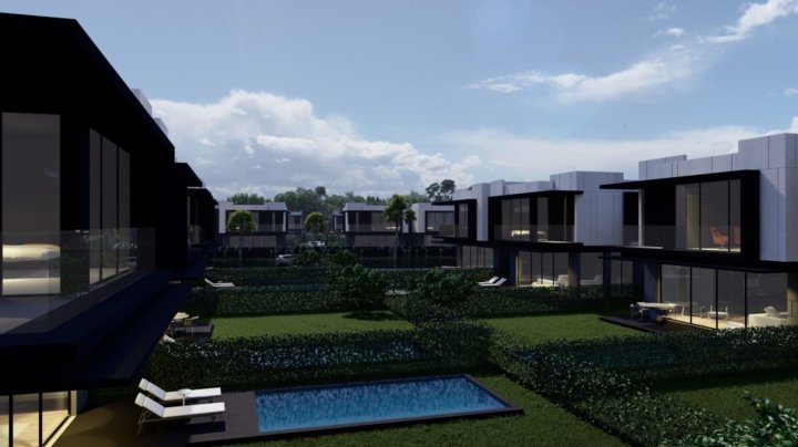 Incroyables villas de 6 chambres dans le quartier de Muratpasa