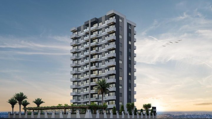 1 Værelses Lejlighed Nær Havet og Busstoppested i Erdemli, Mersin