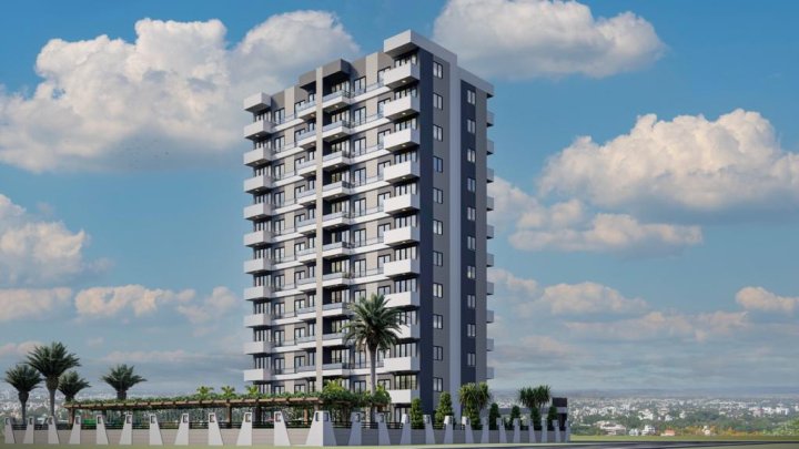 1 Værelses Lejlighed Nær Havet og Busstoppested i Erdemli, Mersin