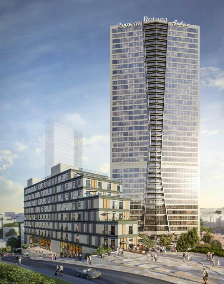 Стамбул Шişli Пәтерлерін сату: 1-4 жатын бөлмелері бар тұрғын үй рұқсаты және теңіз көрінісі