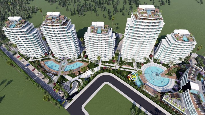 Deluxe residential complex in Long Beach region, Cyprus