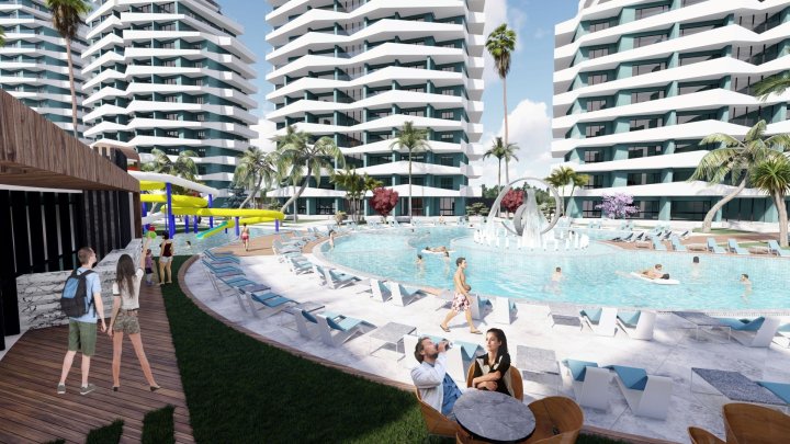 Deluxe residential complex in Long Beach region, Cyprus